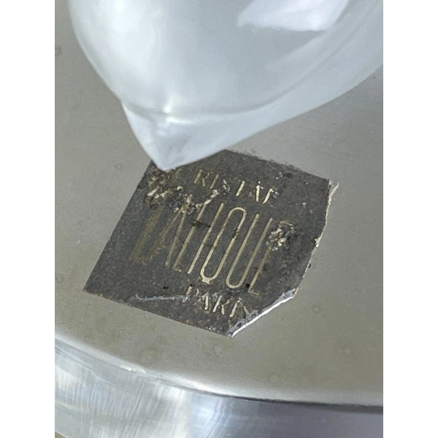 Crystal Bookends by Lalique, France, 1980s, Set of 2 For Sale - Image 6 of 11