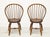 Early 21st Century d.r. Dimes Cherry Finish Windsor Dining Side Chairs - Pair C For Sale - Image 5 of 12