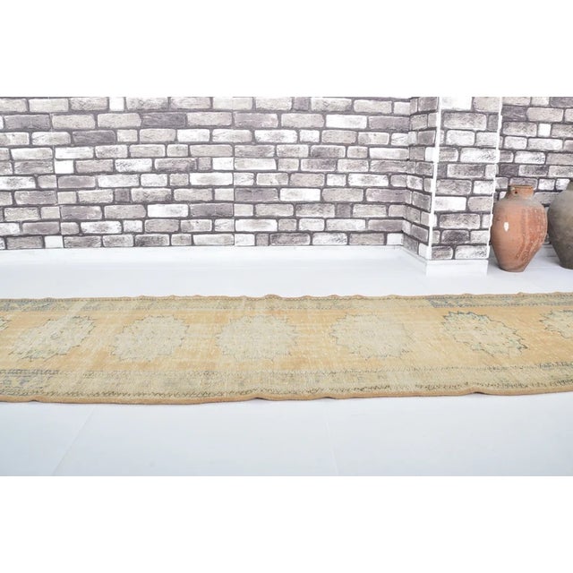 Textile Antique Vintagwe Hallway Runner For Sale - Image 7 of 9