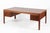 Danish Mahogany Executive Desk by Søborg Møbler, Mid Century Modern Desk For Sale - Image 12 of 16