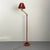 Mid-Century Modern Red Floor Lamp with Metal Shade, Italy, 1950s For Sale - Image 3 of 11