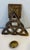 Nice vintage brass door knocker with Asian design.