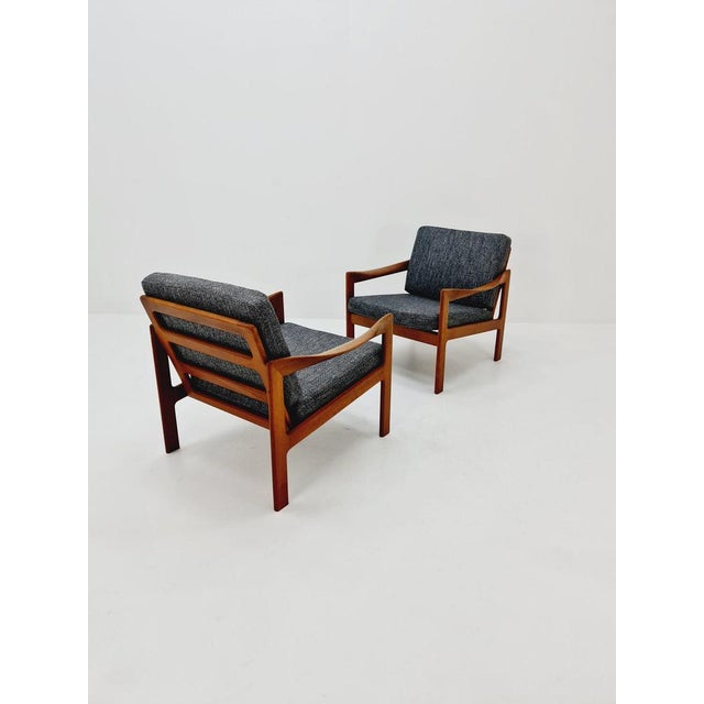 Brown Mid-Century Easy Lounge Chair in Teak by Illum Wikkeslo Eilersen, 1960s For Sale - Image 8 of 11