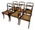 Antique Regency Mahogany Dining Chairs with Cane Seats, Five Singles & One Carver, 1830s, Set of 6 For Sale
