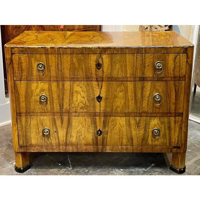 19th Century German Biedermeier Chest of Drawers For Sale - Image 11 of 11