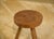 1950s Vintage Brutalist Elm Stool, 1950s For Sale - Image 5 of 7