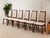Wood Restored Vintage Mid Century Dining Chairs Set of Six. For Sale - Image 7 of 7
