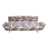 Mid-Century Italian Sofa Bed in Dedar Tiger Mountain Fabric, 1950s For Sale