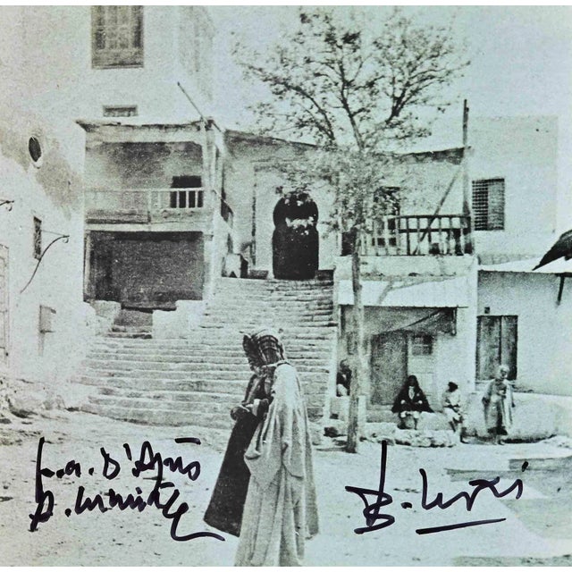 Bettino Craxi, Tunisian View, Original Photolithograph, 1990s For Sale