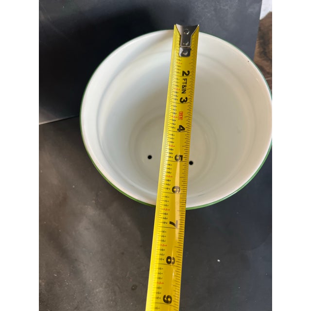 Ausarten Wien Vienna Pink Rose Planter With Underplate For Sale - Image 9 of 9