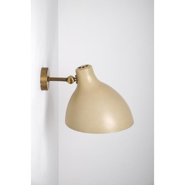 1940s Swedish Modern Wall Lamp attributed to Asea, 1940s, Set of 2 For Sale - Image 5 of 10