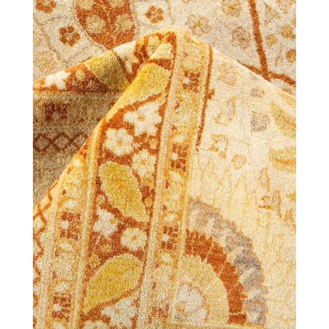 Textile Mogul, One-of-a-Kind Hand-Knotted Area Rug in Ivory, 8' 3" x 10' 7" For Sale - Image 7 of 8