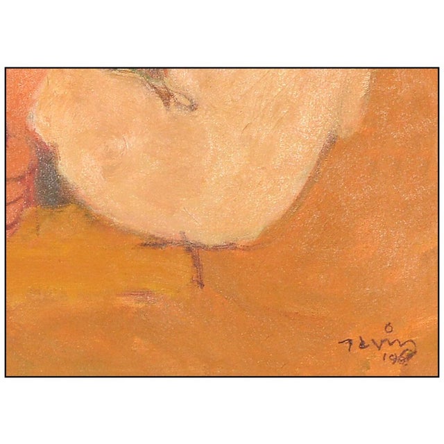 Figurative 1960s Joueurs De Cartes, Maurice Louis Savin For Sale - Image 3 of 4