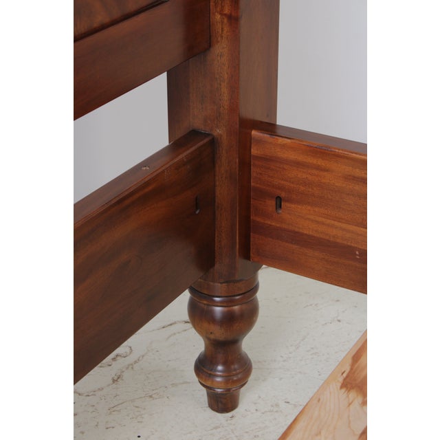 Stickley Queen Size Antiquities St Croix Poster Bed For Sale - Image 13 of 18