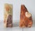 Vintage Onyx Natural Stone Bookends - A Pair For Sale In Milwaukee - Image 6 of 14