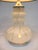Glass Laurel Table Lamp with Italian Glass Base For Sale - Image 7 of 9