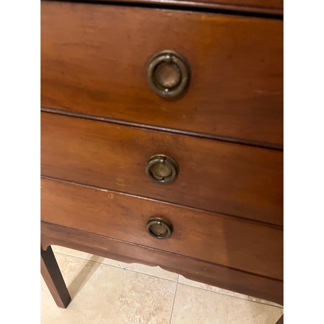 1910s Edwardian Mahogany 3 Drawer Music Sheet Cabinet For Sale - Image 12 of 12