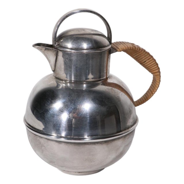 Mid 20th Century Silver Plate Individual Tea Pot by Bernard Rice's Sons / Apollo Model 2134 For Sale