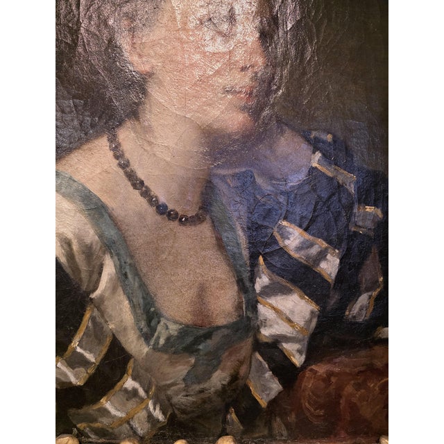 Antonio Zona, Portrait of a Young Woman, 18th-19th Century, Oil Painting For Sale - Image 13 of 14