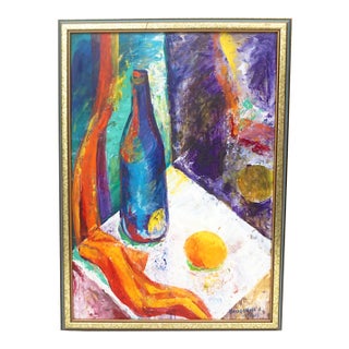 Modernist Fauvist Greek Still Life For Sale