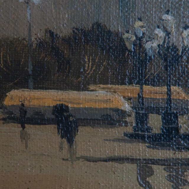 1990s After Boris Alexeyevich Semyonov, Equestrian Monument in the Mist, 1990s, Oil on Canvas For Sale - Image 5 of 9