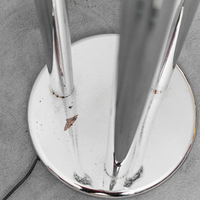 Vintage Three-Light Metal Floor Lamp, 1970s For Sale - Image 11 of 13