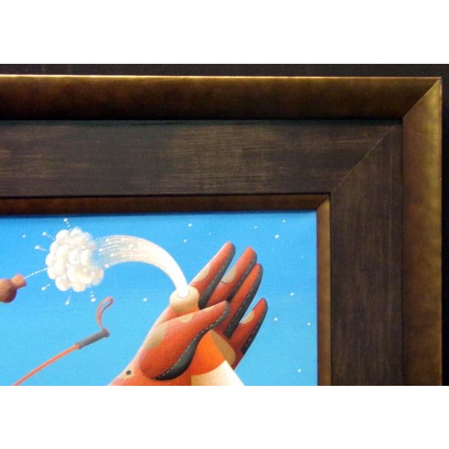 Impressionist Anton Arkhipov "Freestyle" Hand Signed Custom Framed For Sale - Image 3 of 6