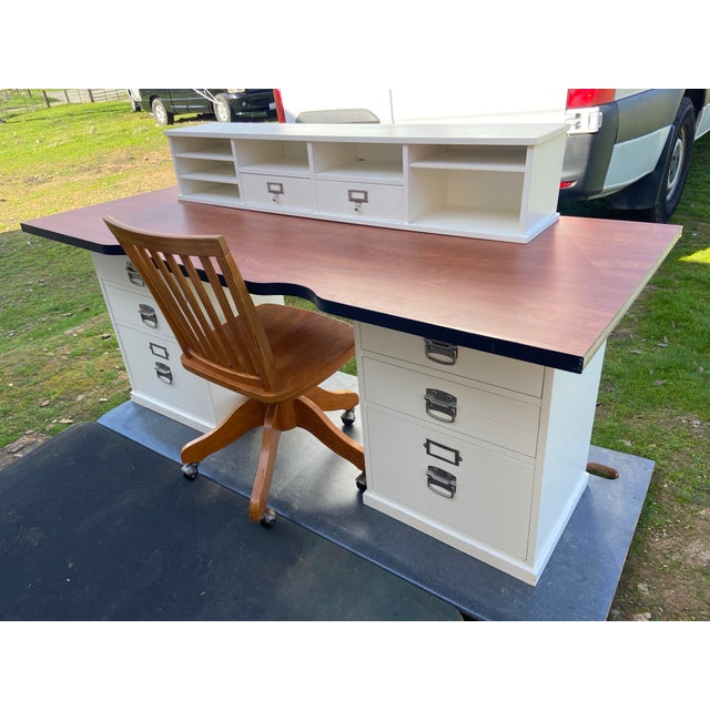 Pottery Barn Bedford Desk Set For Sale - Image 9 of 12