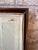 Baby Blue Vintage Textured Art in Original Frame For Sale - Image 8 of 18