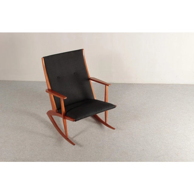 Danish Teak Rocking Chair, 1950s For Sale - Image 14 of 18