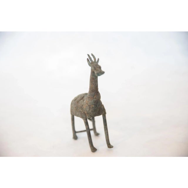 :: Vintage handmade chubby oxidized copper giraffe. Circa mid 20th century and possibly older, this piece has such...