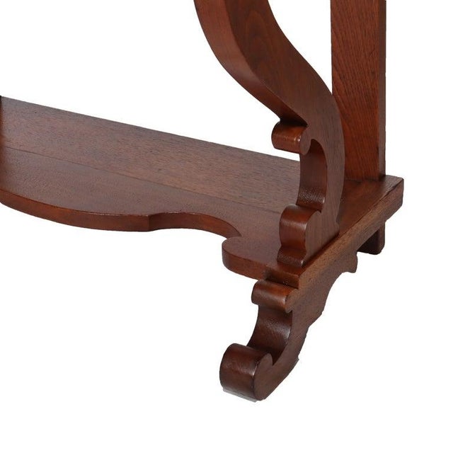 Antique Walnut Marble Top Washstand With Backsplash Circa 1870 For Sale - Image 4 of 9