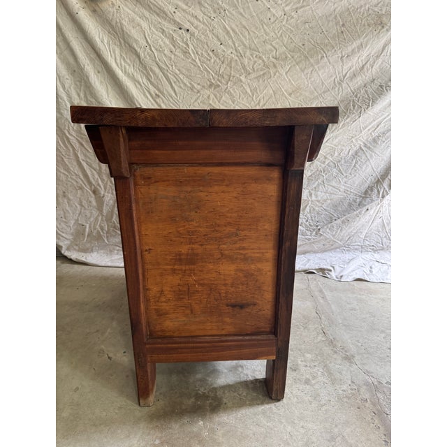 Late 19th Century Traditional Korean Duiju Rice Chest - Solid Wood and Iron Hardware For Sale - Image 9 of 12