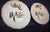 Pair of Antique Hand-Painted Longwy Plates - "Vacance" Design, France For Sale - Image 4 of 6