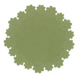 Floral Border Linen Placemat For Sale