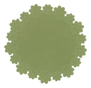 Floral Border Linen Placemat