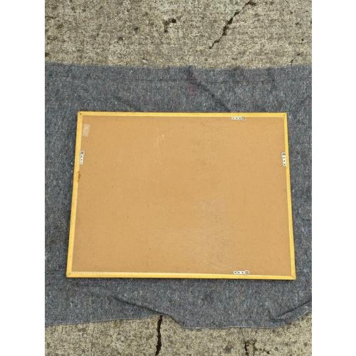 Large Vintage Gold Ornate Bevelled Mirror For Sale - Image 9 of 10