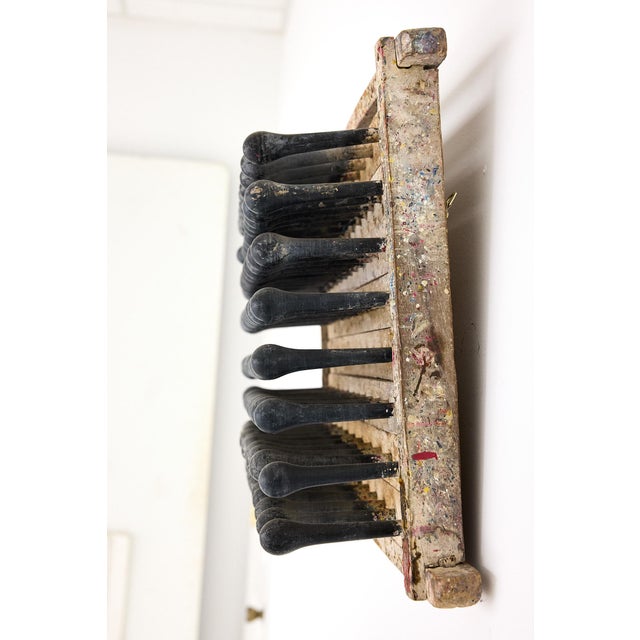 A striking example of industrial Americana, this authentic balloon manufacturing mold transcends its utilitarian origins...