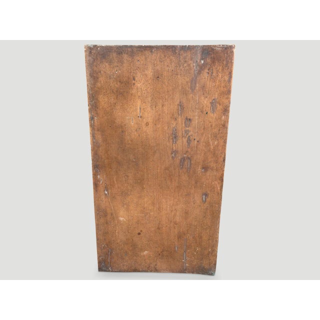 Mid-Century Modern Nias Wood Single Panel For Sale - Image 3 of 5