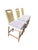 McGuire Furniture Thomas Pheasant counter stools featuring woven rattan and a dark bamboo base. Some wear on the rattan.