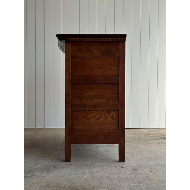 Antique Oak Chest of Drawers, Late 19th Century For Sale - Image 14 of 15