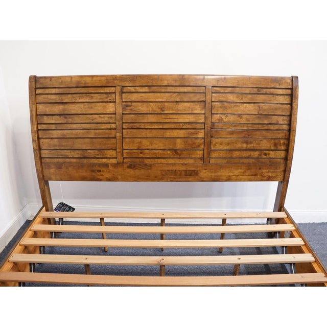 2010s Coaster Furniture Elk Grove Collection Rustic Farmhouse King Size Bed W. Storage Drawers - Vintage Bourbon Finish 203891 For Sale - Image 5 of 14