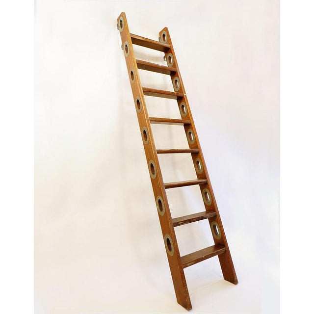 Vintage Wooden Ship Boat Ladder For Sale - Image 9 of 9