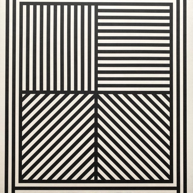 Sol LeWitt Vintage 1987 Modernist Silkscreen Print Framed Extra Large Twenty-Fifth New York Film Festival Poster For Sale - Image 15 of 18