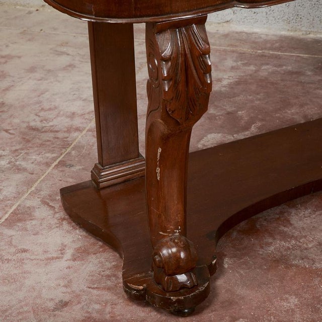 Small Console Desk in Wood For Sale - Image 10 of 13