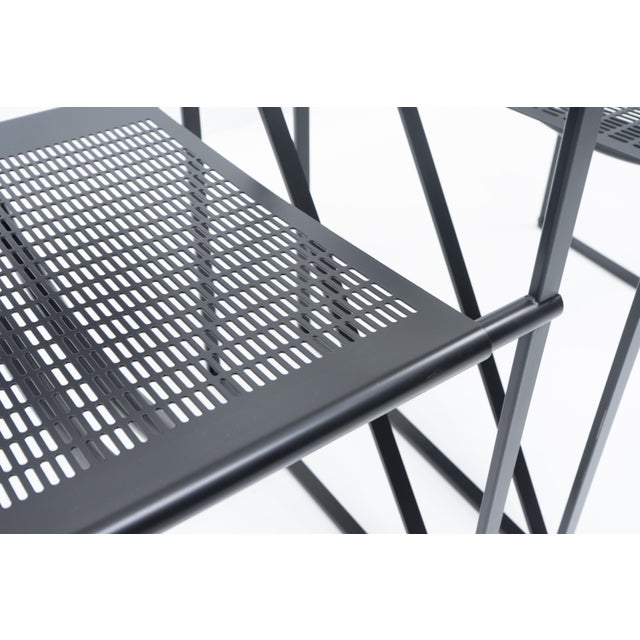 Black Seconda Chairs by Mario Botta for Alias, 1980s For Sale - Image 10 of 13