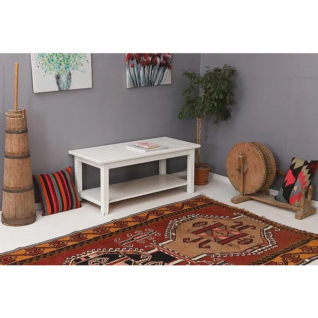 Vintage Kars Kilim Rug For Sale In Los Angeles - Image 6 of 7