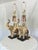 Glass Pair of Vintage Elephant Table Lamps With Original Pagoda Shades - Attributed to Mark Roberts For Sale - Image 7 of 8