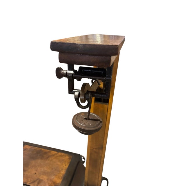 Wood Early 1900s Fairbanks’ Platform Grain Scale For Sale - Image 7 of 12