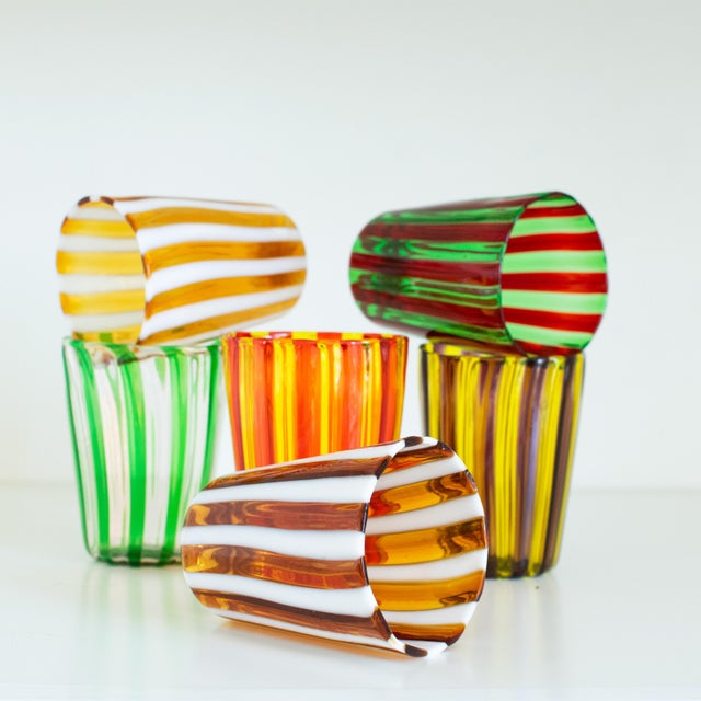 Glass Potpurri by Mariana Iskra for Ribes Studio, Set of 6 For Sale - Image 7 of 9
